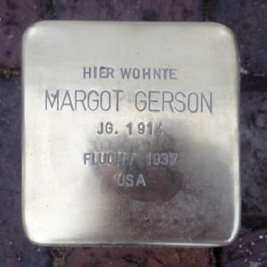 Stolperstein Weener Am Hafen- 24 Margot Gerson